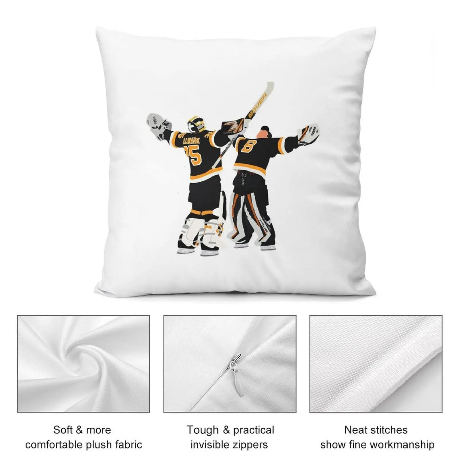 Jeremy Swayman et Linus Ullmark calin Throw Pillow Anime christmas supplies Christmas Covers Rectangular Cushion Cover pillow