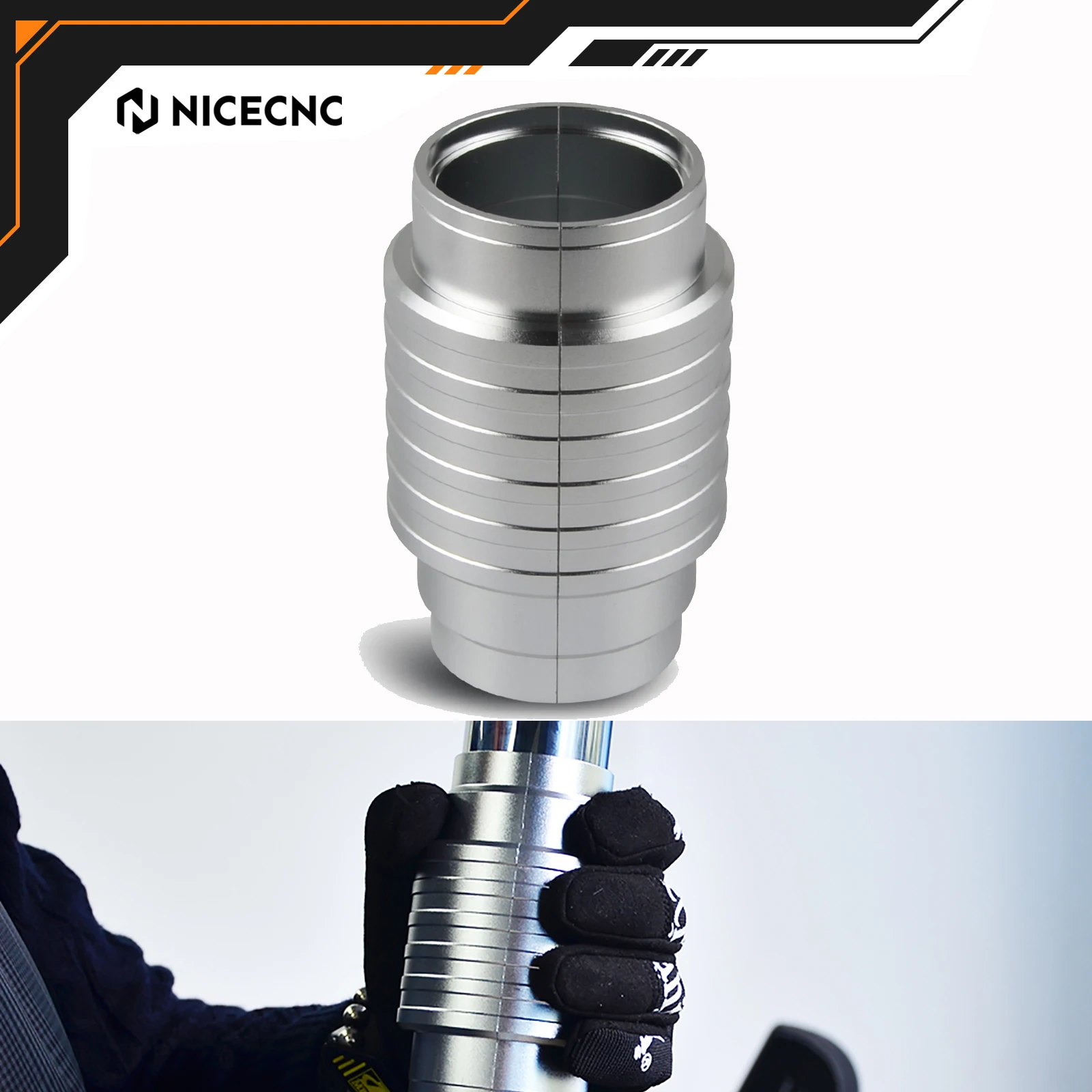 

NICECNC For KTM 690 Enduro R 2009-2018 690 SMC 2007-2011 950 990 Supermoto Adventure R S 990 SMR 47-48MM Fork Seal Driver Tool