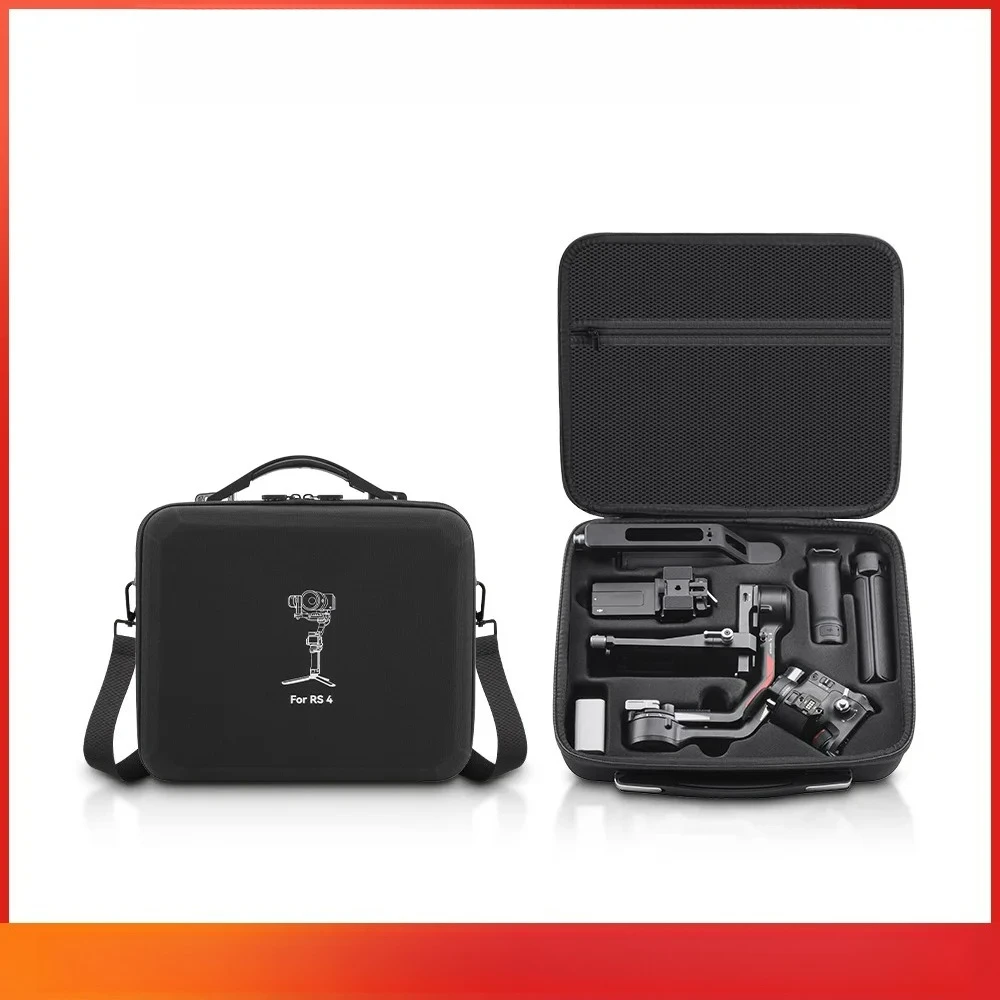 

XFJI Shoulder Bag Anti-pressure Storage Box Nylon Hardshell Carrying Case Suitcase for DJI Ronin RS 4 Combo Gimbal Stabilizer