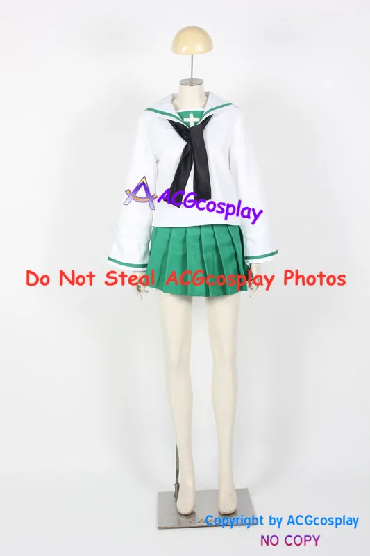 Girls und Panzer Miho Nishizumi Cosplay Costume acgcosplay girl uniform