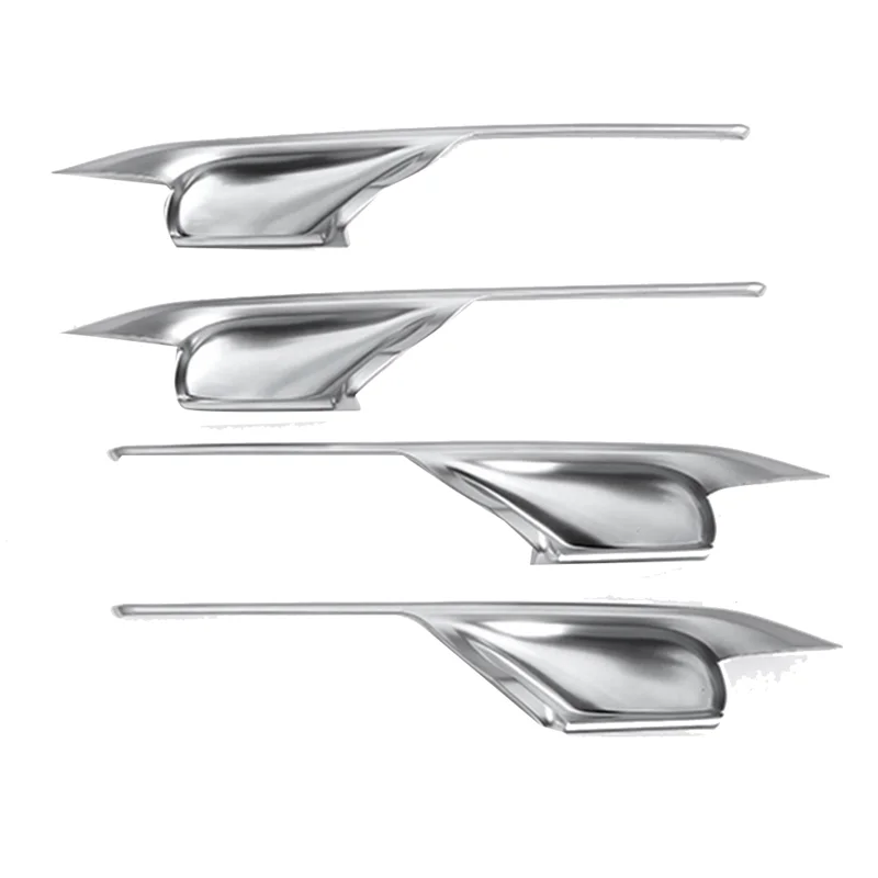 

4 шт., внутренняя дверная ручка автомобиля, накладка на чашу для BMW X5 F15 X6 F16 2014-2018, рамка панели подлокотника, декоративная наклейка