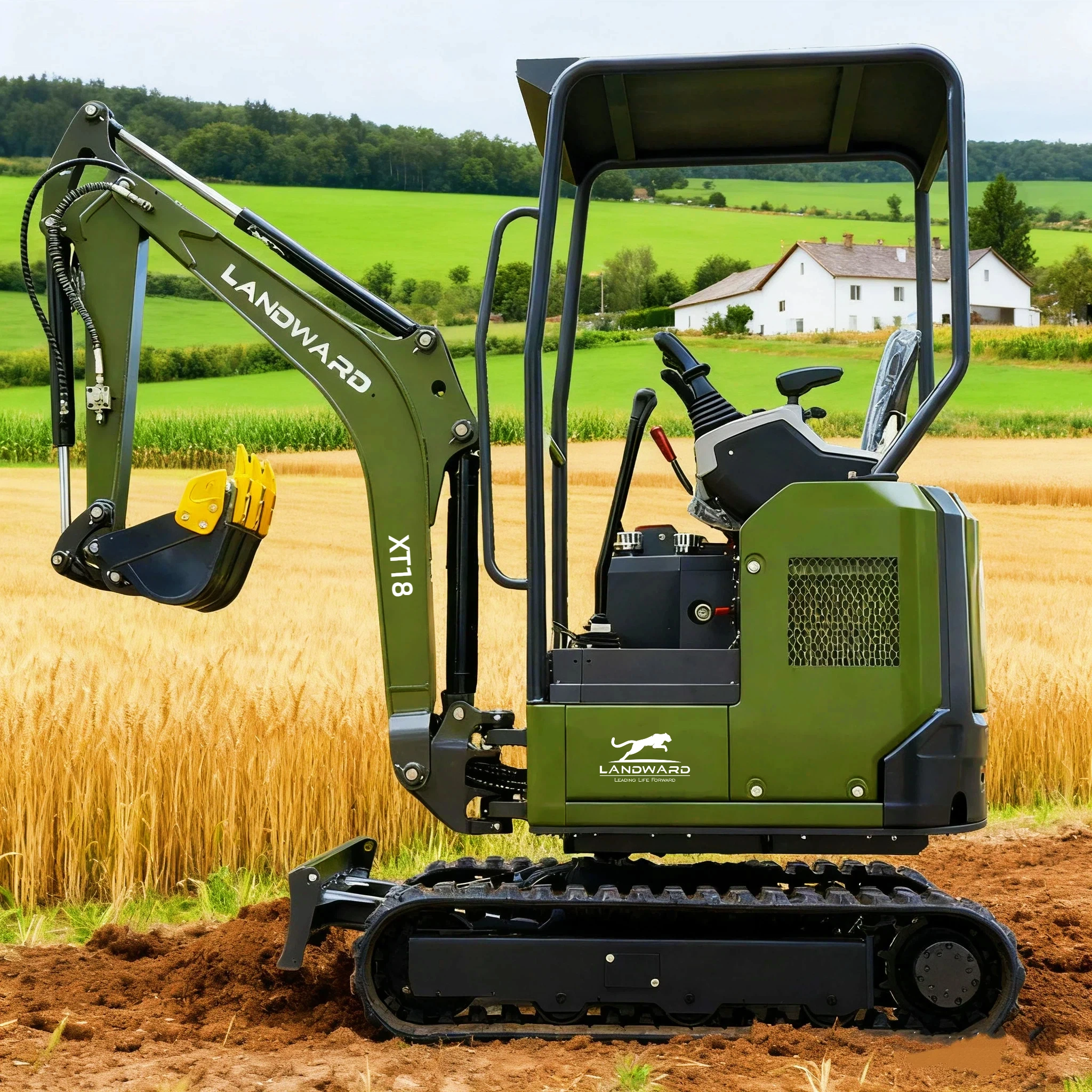 

Agricultural 1.8 Ton Mini Excavator 2.5Ton Crawler Small Micro Digger EPA/CE 1800kg Hydraulic Mini Excavators Price Customized