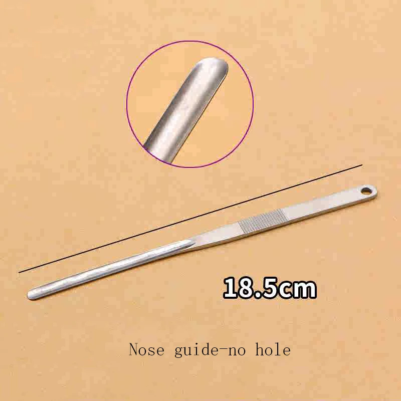 Nose guide perforated nose guide stainless steel nose cosmetic plastic instrument tools ultra-thin