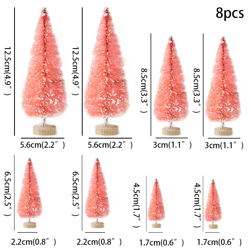 Variant: 8pcs pink
