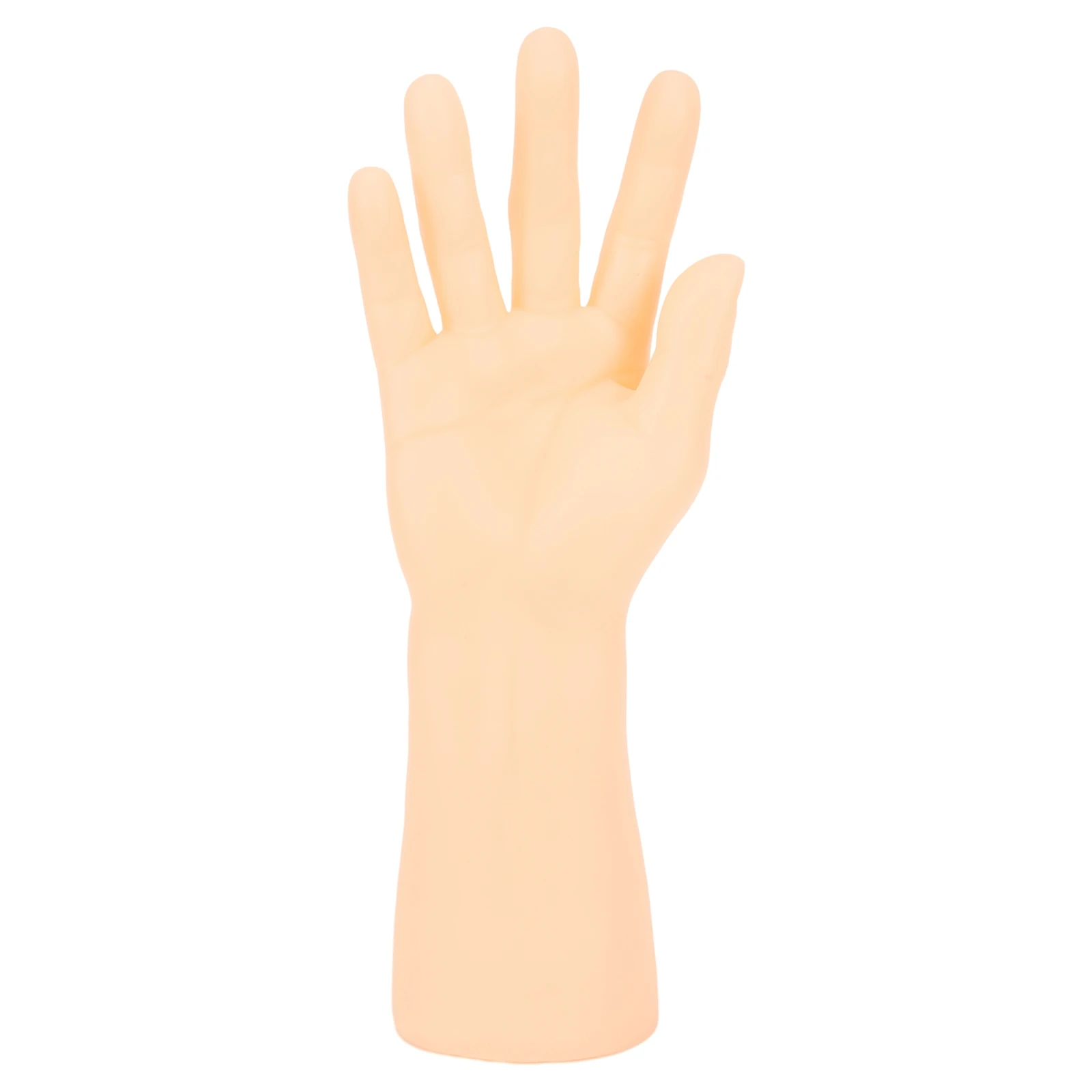 Perfect For Showcasing Your Jewelry Hand Model Holder Display Props Lightweight And Portable Silicone Simulation Male Hand Model