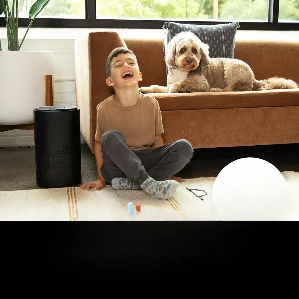 HOME.Up To 99% of Pollutants, Smoke, Pollen, Dust, and VOCs - Air Purifiers for Bedroom - Quiet HEPA Air