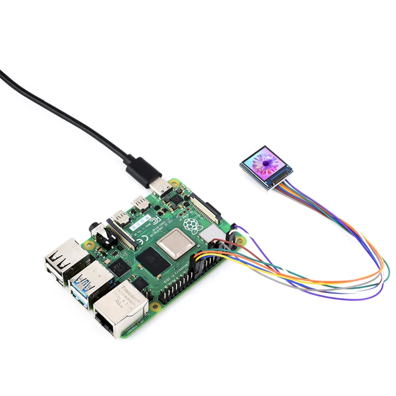 Immagine 3: Modulo display LCD Raspberry Pi da 0,85 pollici Risoluzione 128x128 GC9107 Schermo IPS