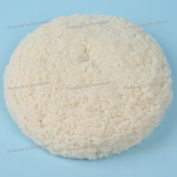 8 Inch Double-sided Wool Ball Wool Polishing Wheel Wool Disc Thread Polishing Pad Furniture Car Paint Mirror