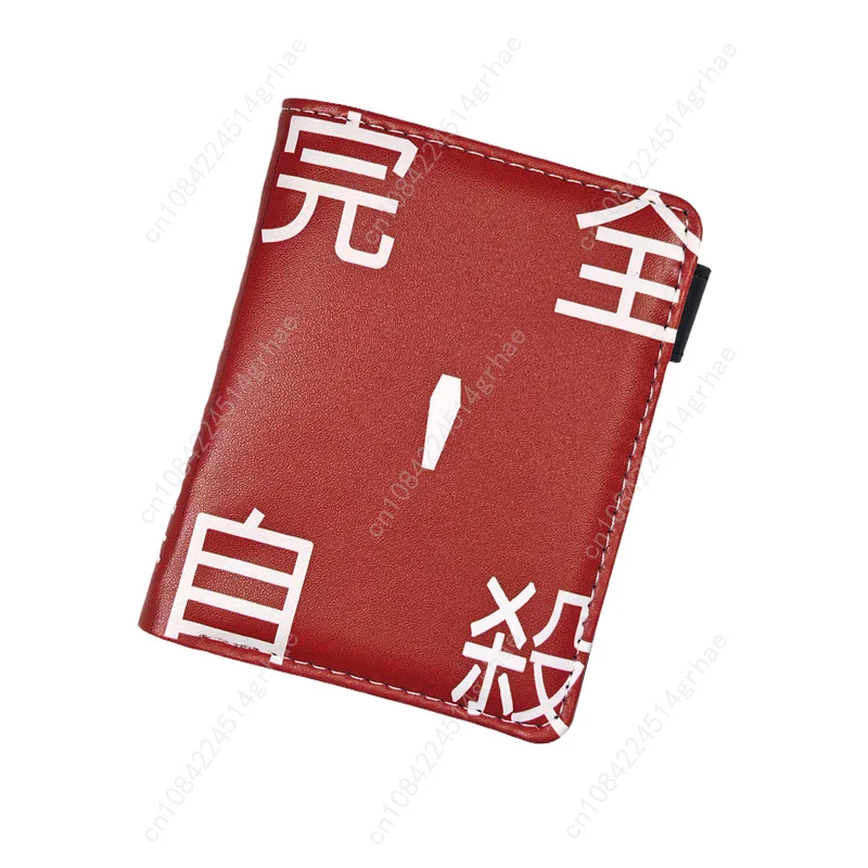 Anime Wallet of Bungo Stray Dogs Nakajima Atsushi Short Bilfold Purse Clip Wallet for Boys Girls Trendy Gift