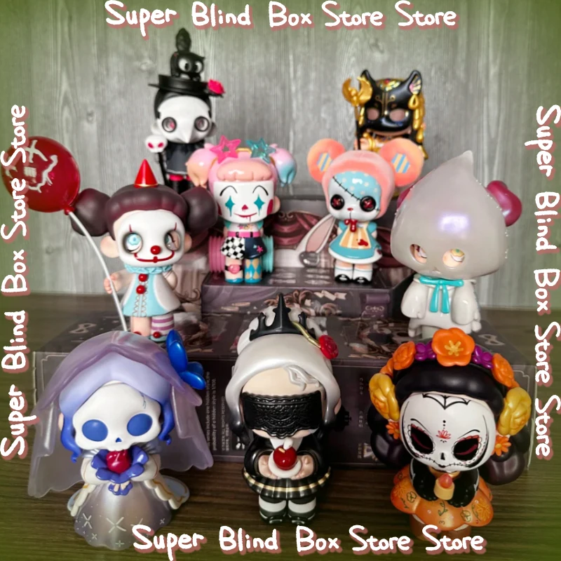 

Подлинная серия Kasa Family Is Not Villain, слепая коробка, милый декоративный предмет, загадочная коробка, кавайные фигурки, модная милая игрушка, подарок для девочки