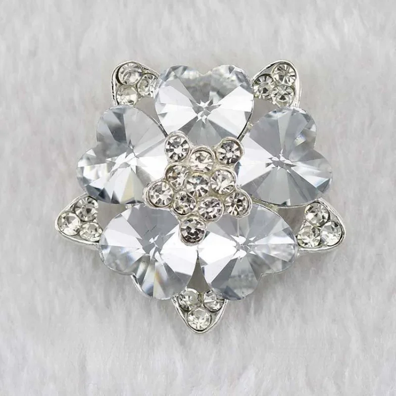 الراقية الأزياء لامعة كريستال حجر الراين أزرار DIY معطف سترة الفراء الديكور أزرار أكمام 2 قطعة/الحقيبة