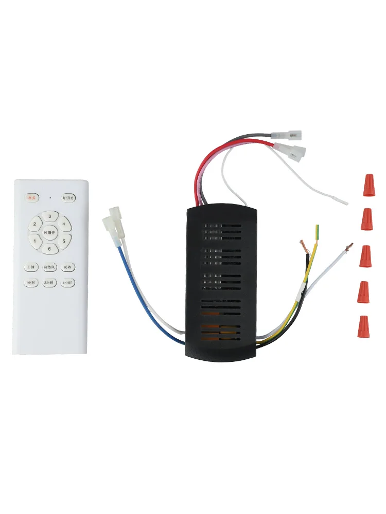 Ceiling Fan Light Remote Control Receiver Kit 6 Dimmer DC Output Timer For Home Electrical Equipment Switches