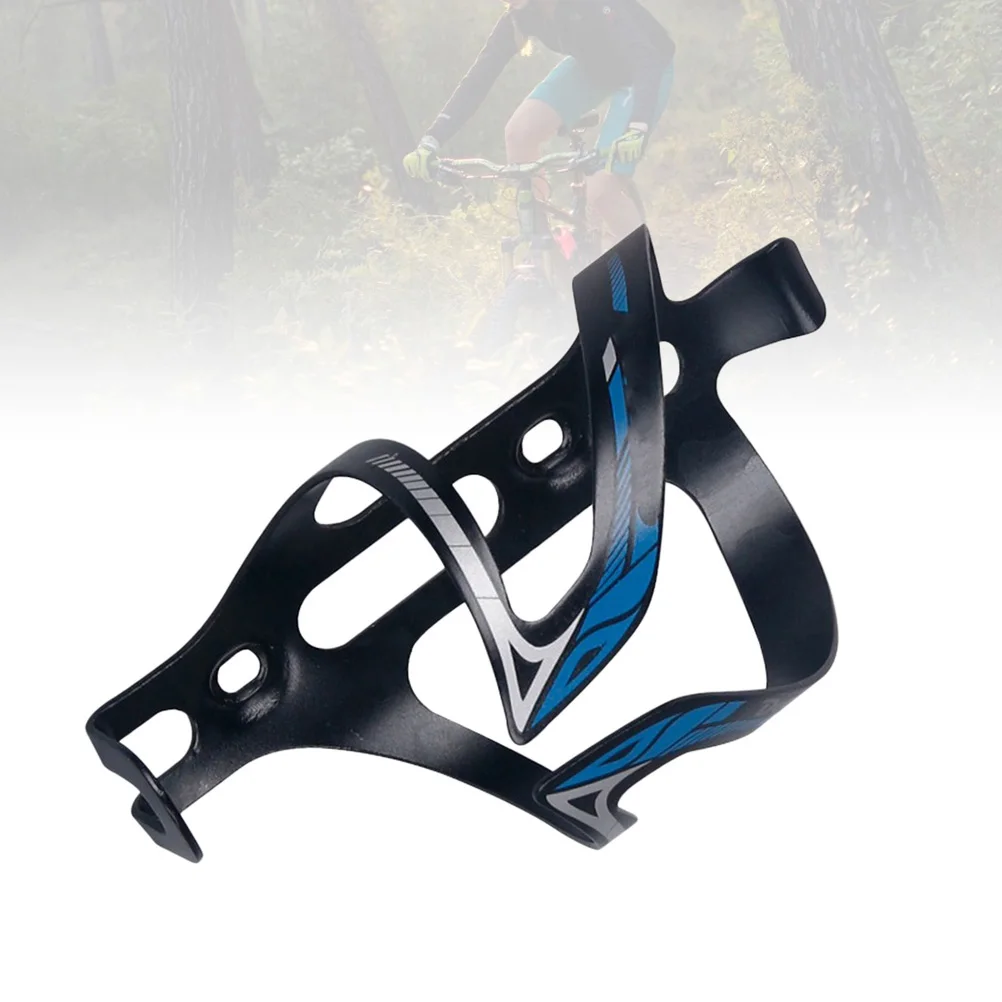 

1PC Mountain Bike Water Bottle Holder Magnalium Alloy Bike Bottle Holder Highway Water Cup Frame Black+Blue