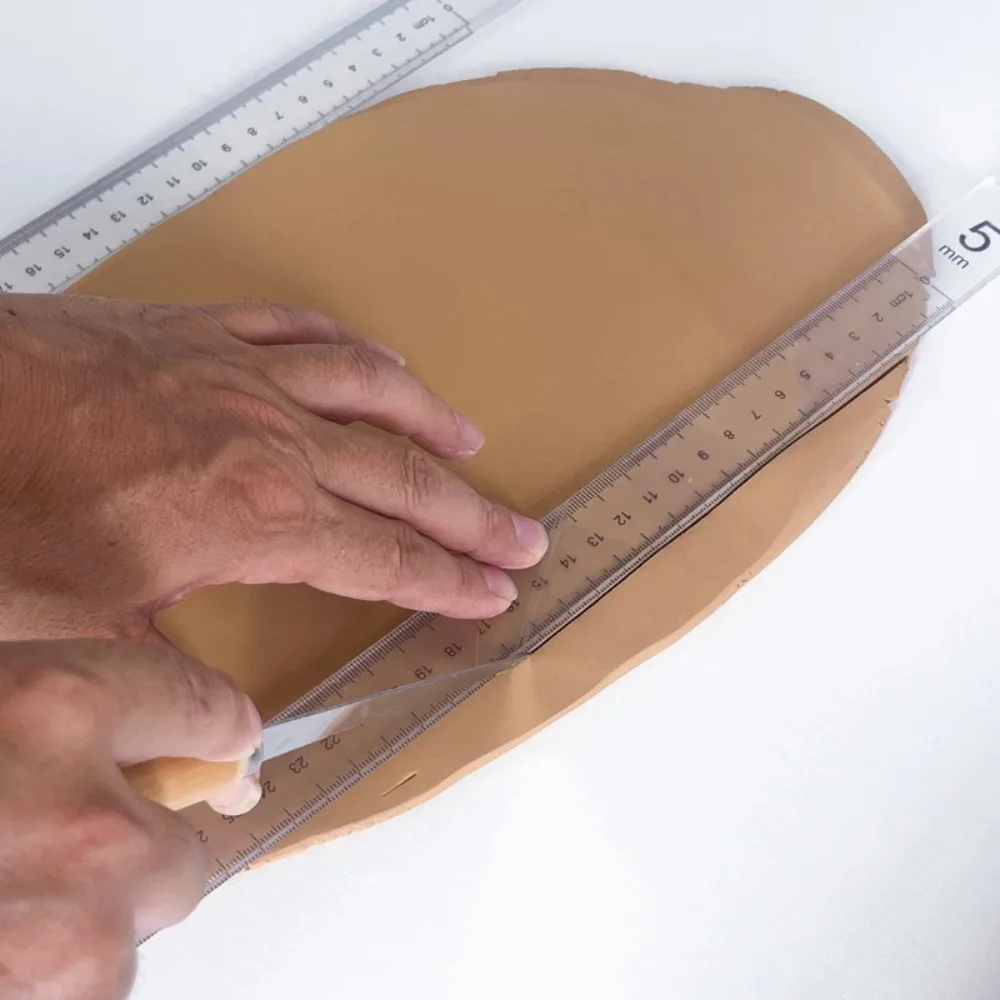 2PCS 3/4/5 MM Baking Leveling Ruler Acrylic DIY Biscuit Balance Ruler Transparent Cookie Thickness Measuring Ruler Pottery Clay