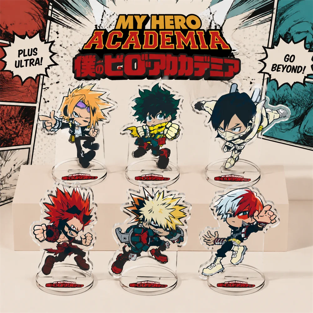 Anime My Hero Academia 10cm Acrylic Stand Tabletop Decorations Accessories Decor Gift Exquisite Product keychain