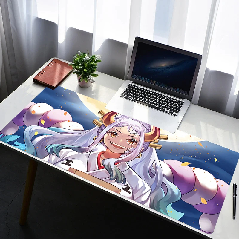 

Mouse Pad PC Non Slip Rubber Mousepad Laptop Gamer Cabinet Keyboard Pad Office Computer One Piece Yamato Gaming Desk Mouse Mat