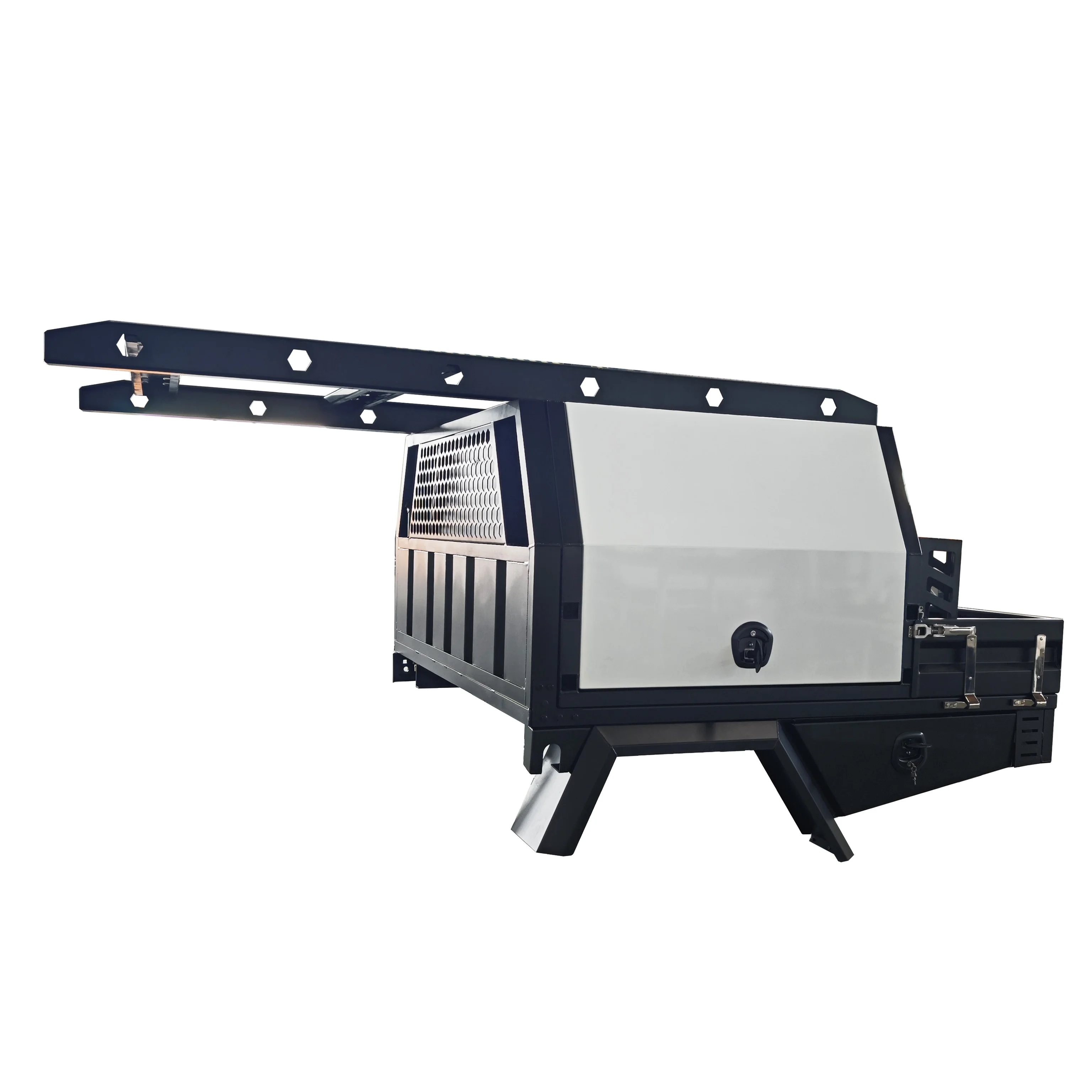 Aluminium-Werkzeugkasten-Dacht – Outdoor Camping Ute Bewertung und Preis