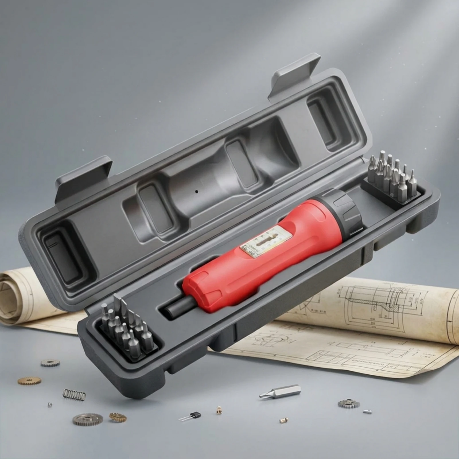 21 Pieces Tension Screwdriver Set with Storage Case Corrosion-Resistant Tension Screwdriver Set with Bits Tool Manual Compact
