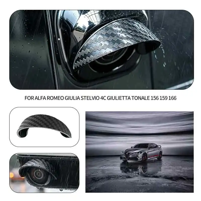 Car Rear View Camera Rain Shield For Alfa Romeo PVC Soft Rubber Backup Camera Lens Rain Cover
