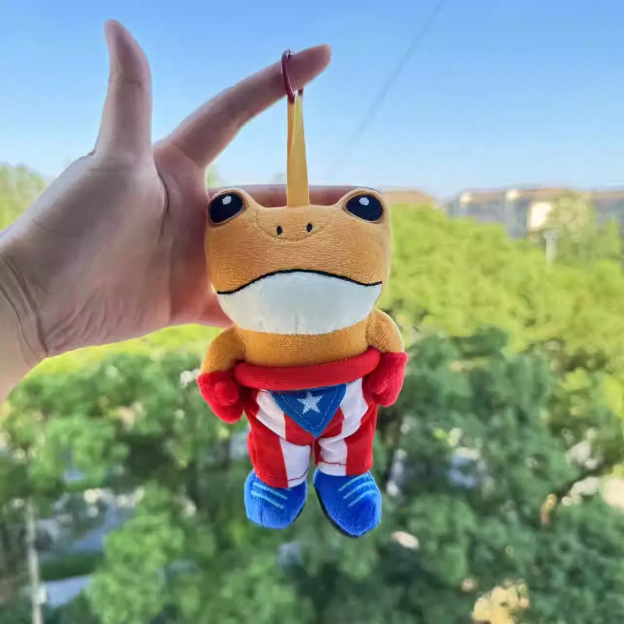 

Sapo Concho Plush Doll Cotton Frog Anime Character Soft Stuffed Toy for Kids Room Decor Birthday Gift Collectible