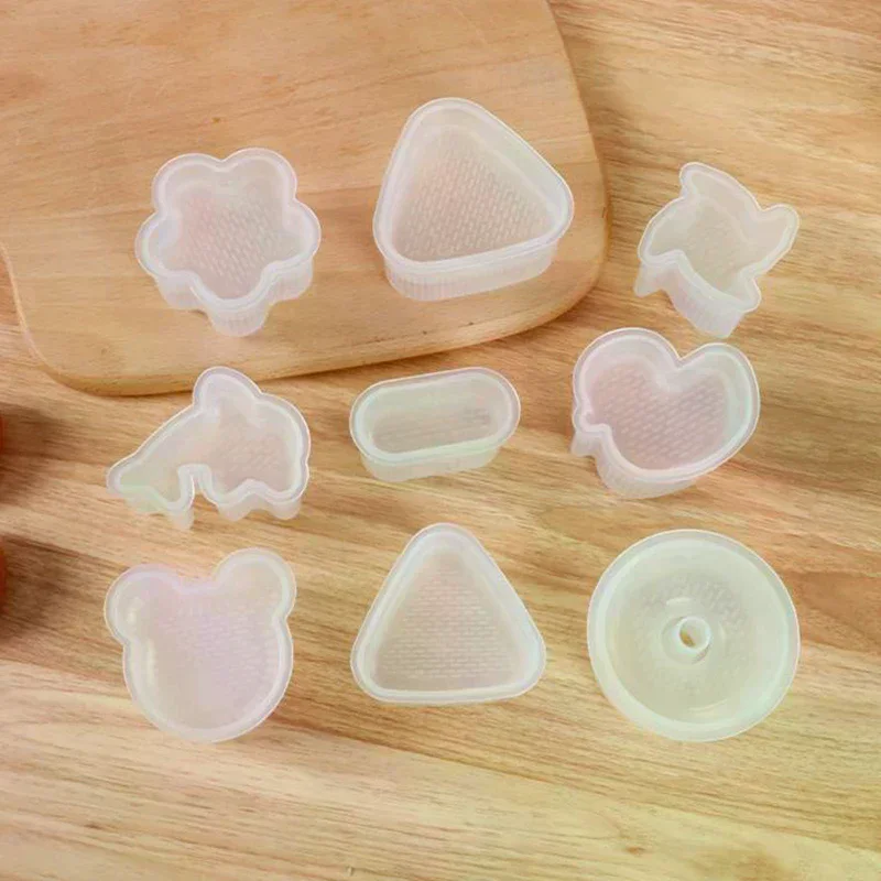 Cartoon Vorm Rijst Bal Set Sushi Roll Sushi Mold Rijst Bal Rijst Bal Bento Druk Schimmel Japanse DIY Gereedschap Keuken Accessoires