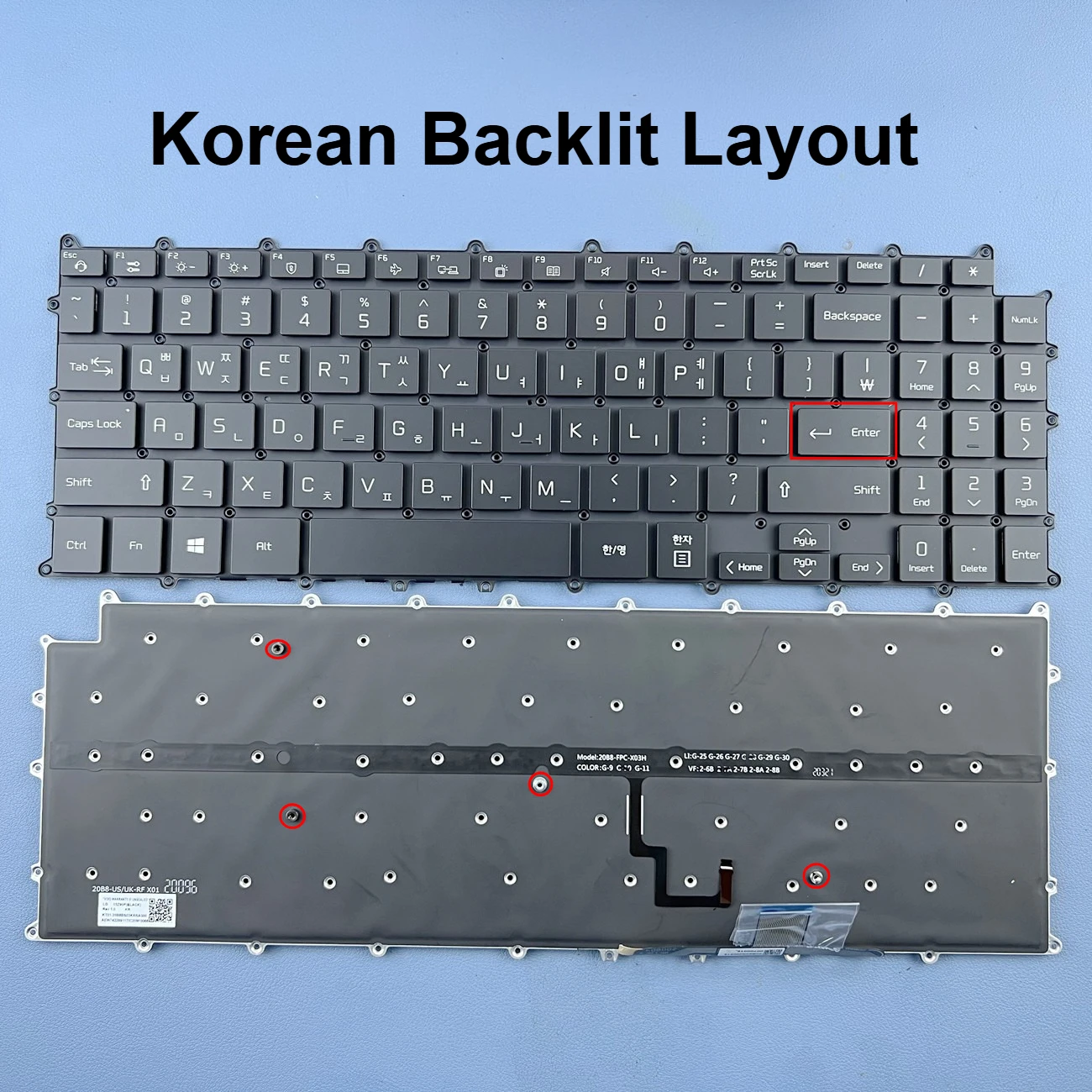 

Корейская/британская клавиатура с подсветкой для LG Gram 15Z90P-G/-K 15ZD90P 15Z90Q 15ZD90Q 15ZD90QC 15Z95P 16Z90P 16ZD90P 16Z90PG 16Z90Q 16ZD90Q