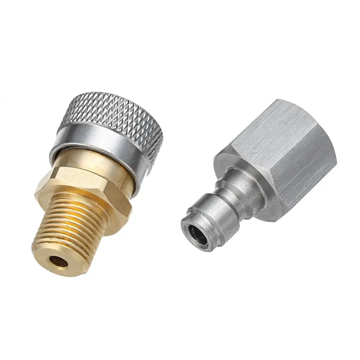 10PCS 1/8 Inch BSP Quick Release Coupler Fittings Charging Adapter Kit for Air Gun Rifles PCP