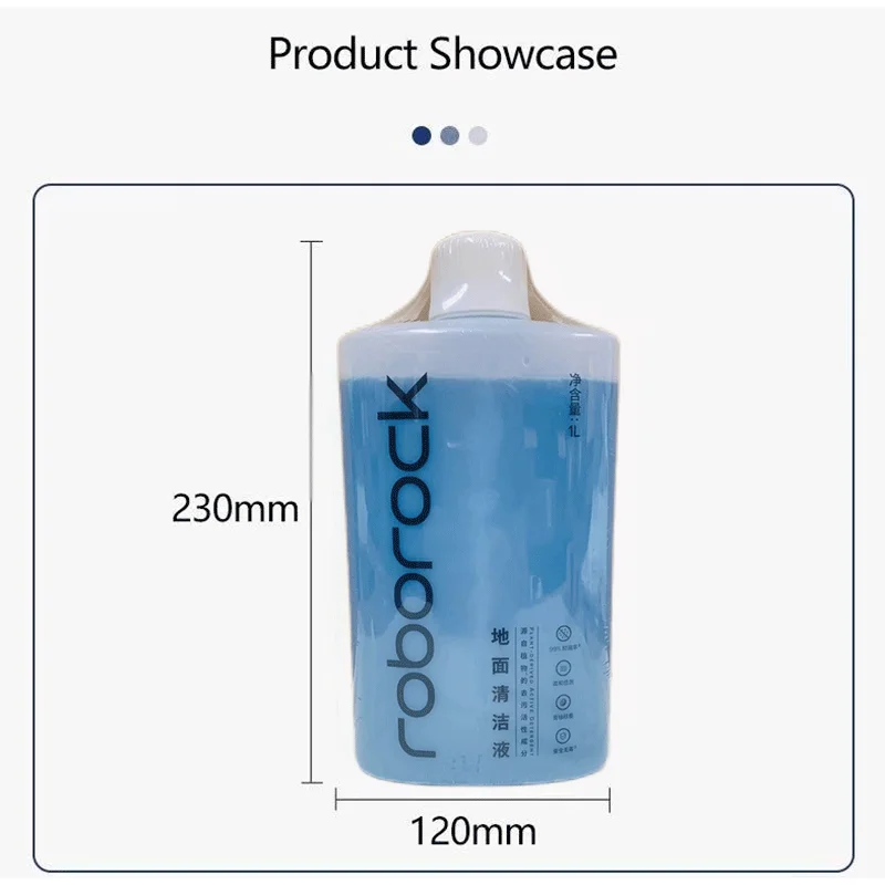 Original Floor Cleaning Solution 1L Roborock S7 MaxV Ultra S7 Pro Ultra S7 S8 S8 PLUS S8+ S8 Pro Ultra Parts Vacuum Cleaner