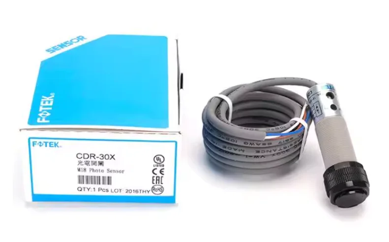 

CDR-30X FOTEK M18 NO Photoelectric Switch Sensors 100% New Original Reflex Type PHOTO SENSOR