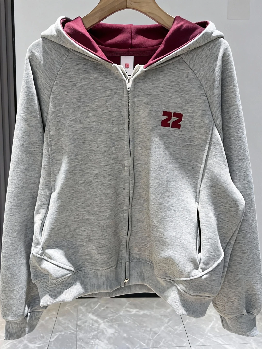 Autumn Winter 2026 Women's Loose Fit Hooded Zipper Cardigan Sweatirt Casual Spor Sle Color Blo Open Front Outerwear