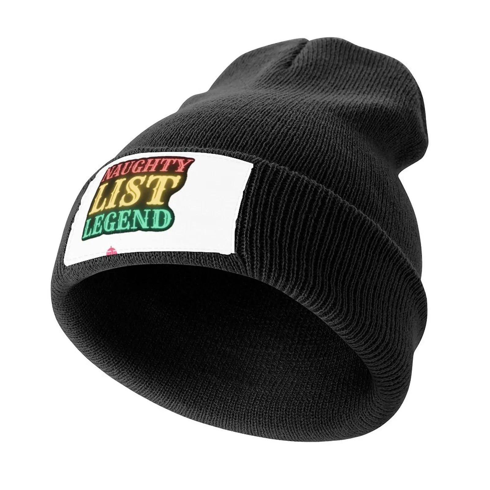 

Naughty list legend Knitted Cap Trucker Cap Luxury Hat Wild Ball Hat Fashion Beach Men's Women's