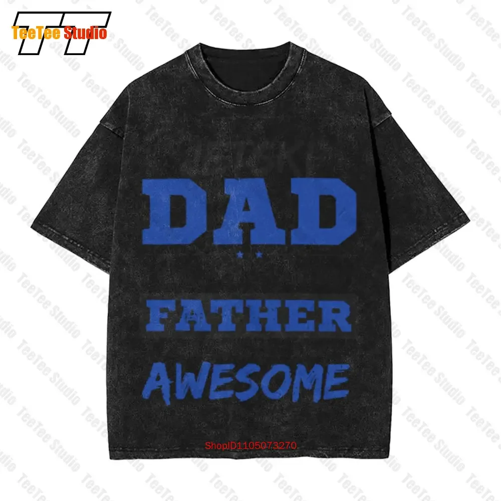 Jetski Dad Fathers Day Vintage Oversized T-Shirt A4HJ