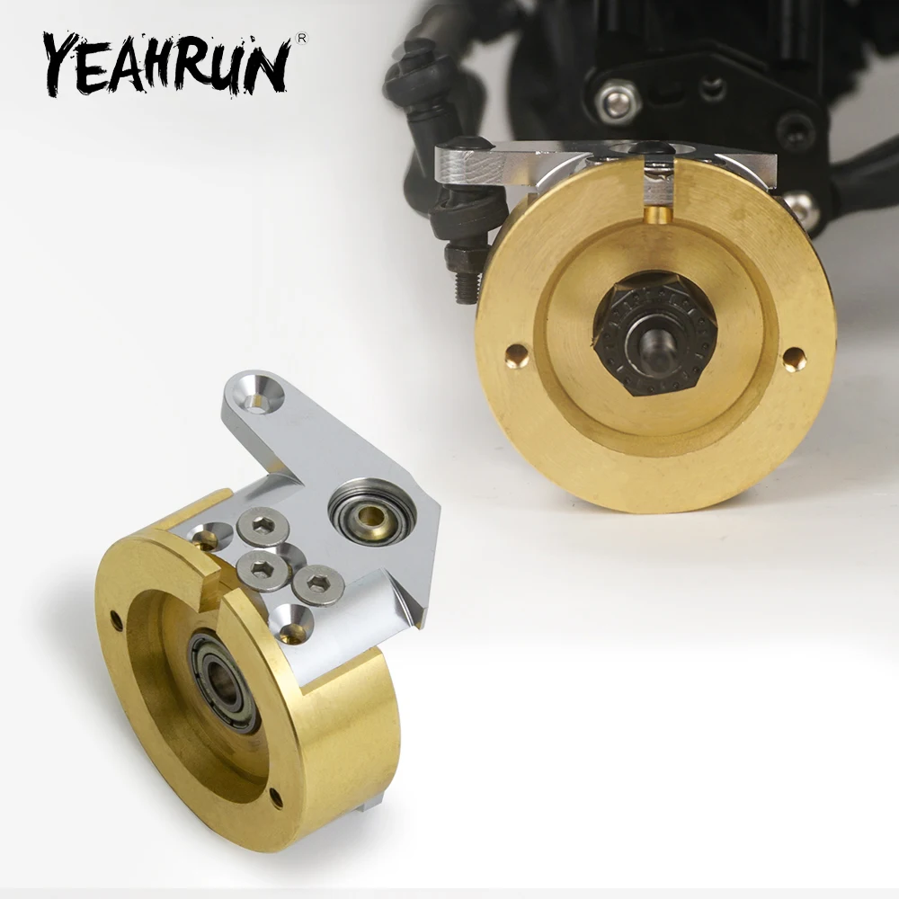 

YEAHRUN латунная крышка корпуса портальной оси, балансировочные грузики для осевого Wraith 90018 1/10, радиоуправляемый гусеничный автомобиль, обновленные детали, аксессуары