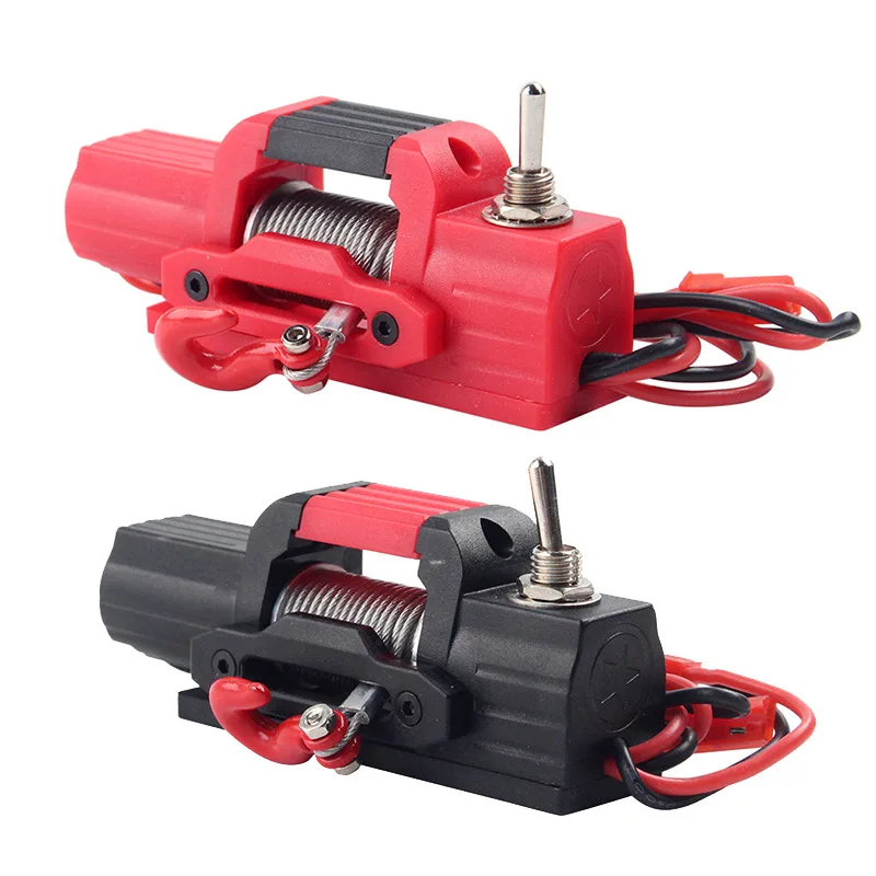 Austarhobby Electric Simulated Winch for RC Crawler Compatible with TRX-4 SCX10 D90 RC4WD Models Durable Off-Road Adventure Gear