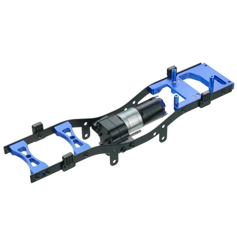 Soporte de montaje fijo para almacén de Servo de dirección de Metal de coche Rc para Wpl B14 B24 C14 C24 Q65 Mn D90 D99S Mn45, accesorios azules