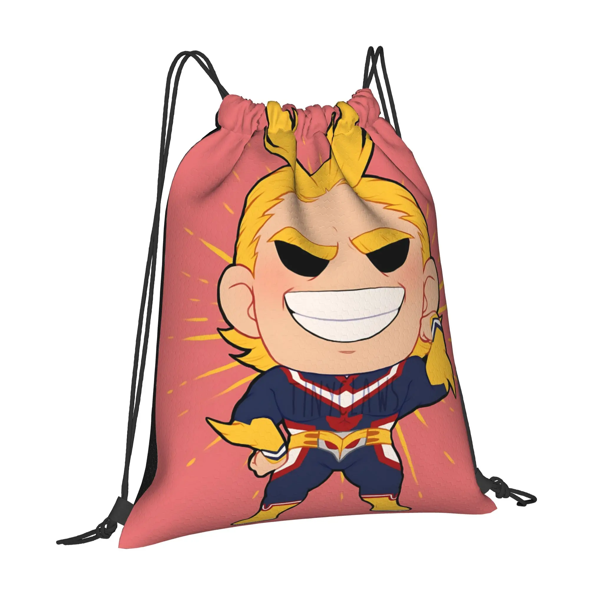 1 pc I Am Here My Hero Academia Drawstring Bags Gym Unisex Storage Bag