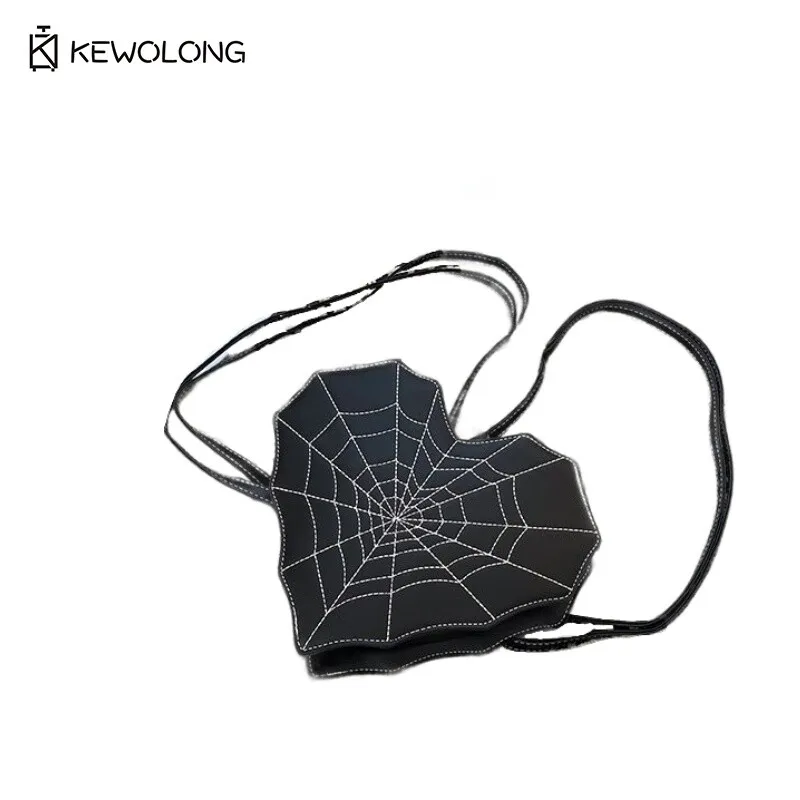 Gothic Bat Shape Shoulder Bag Vintage French Style Dark Aesthetic Crossbody Purse for Women