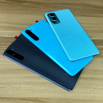 Oneplus Nord 하우징, Nord 5G One Plus 6.44 인치 유리 배터리 후면 커버 수리, 문짝 후면 케이스 및 카메라 렌즈 교체