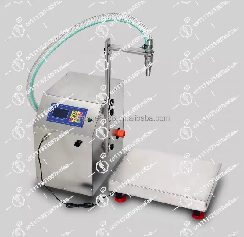 Fast Shipment Automatic Liquid Weighing Quantitative Filling Machine Laundry Detergent Dishwashing Liquid Fertilizer Large Flow