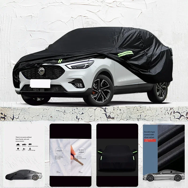 For MG ZS Anti-UV Sun Shade Rain Snow Resistant Dustproof Black cover Car umbrella Full Car Cover Outdoor Protection