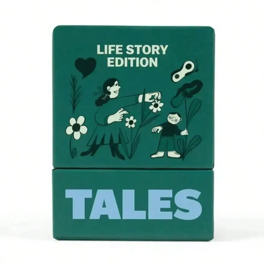 TALES Conversation Starter Cards Set-Family Edition Couples' Edition Life Story Special Edition- Game Night, Road Trips, Dinner Table, Getting To Know You