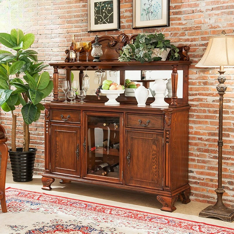 

Customizable American Solid Wood Side Cabinet
