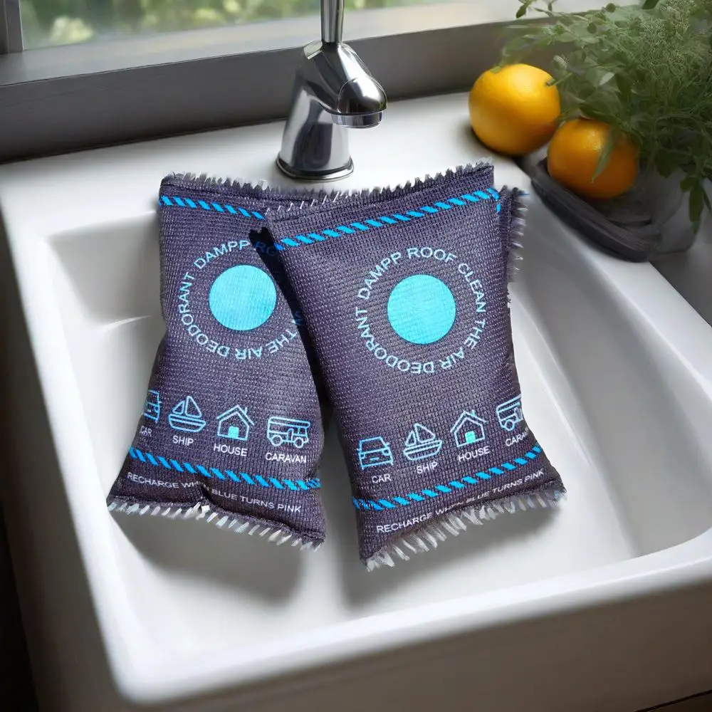 Silicone Desiccant Dehumidification Bag for Moisture Absorption, Mold Removal, and Moisture Prevention Reusable Dehumidifier Bag