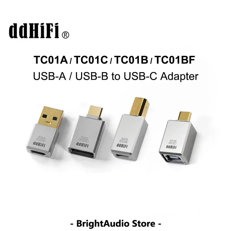 DD ddHiFi TC01A TC01C TC01B TC01BF HiFi Quality USB-A to USB-C Adapter Converter Compatible with Phone PC Tablet shanling