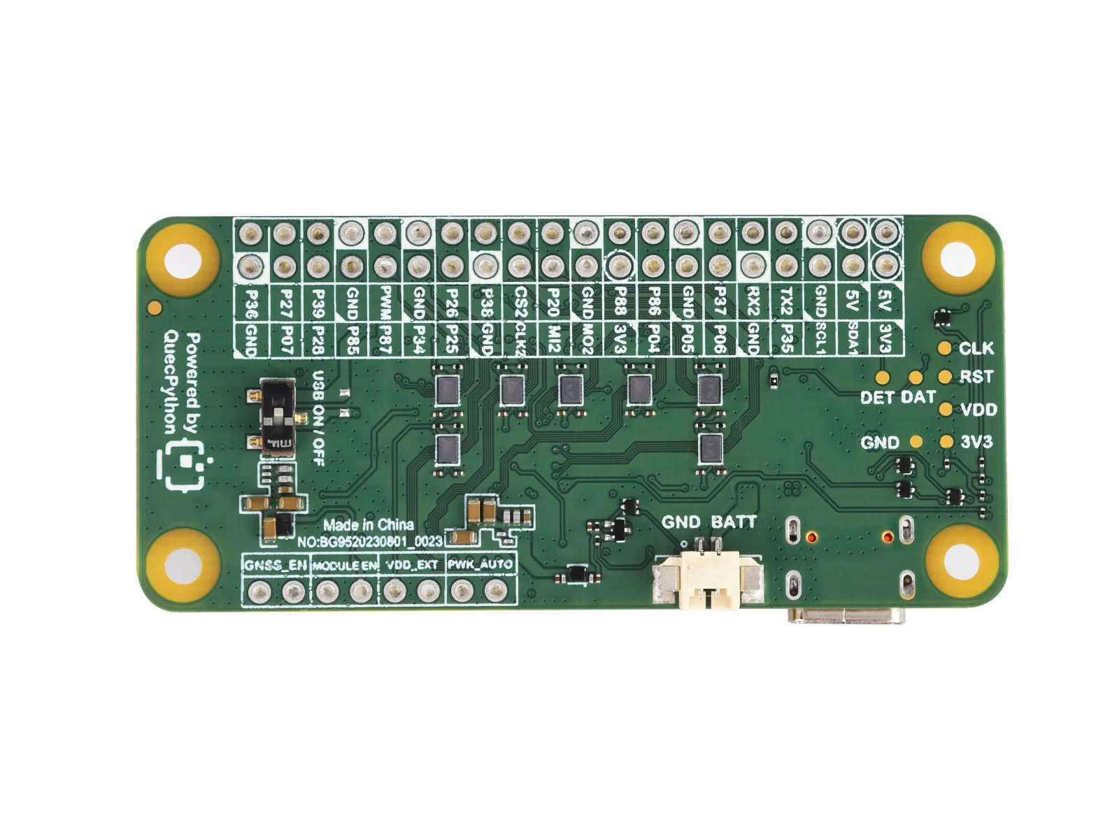 Imagem -05 - Waveshare-evb Development Board Projetado para Quecpython Baixo Consumo de Energia Suporta Lte Egprs Comunicação e Gnss Bg95