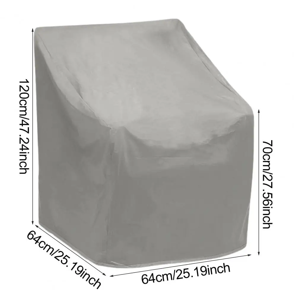 Oxford Cloth Chair Cover Dust Cover for Outdoor Chairs Dustproof Waterproof Chair Cover Rainproof Outdoor Patio Furniture