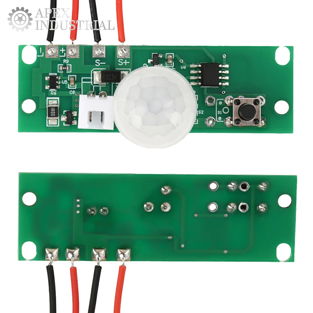 

3.7V Solar Lamp Board Control Sensor Night Light Module Controller Module Infrared Human Body Induction Solar Circuit Board