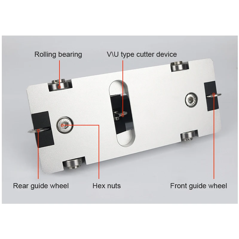 Slotter scanalato con ruote per pavimento in vinile in PVC con lame da 10 pezzi coltello per scanalatura strumento manuale per scanalare Kit di