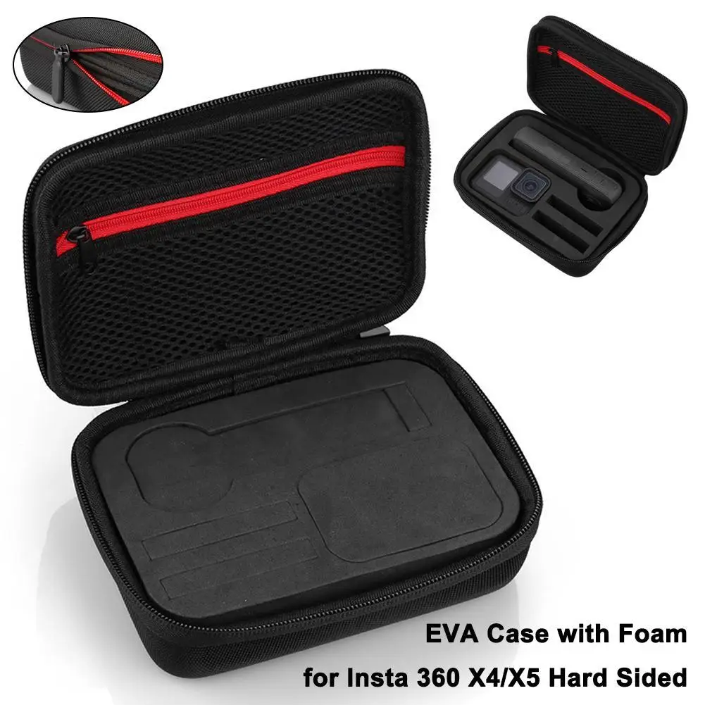 

EVA Case With Foam For Insta 360 X4/X5 Hard Sided Camera EVA Shockproof Outdoor Case Storage Bag For Insta 360 X4/X5 Accessories