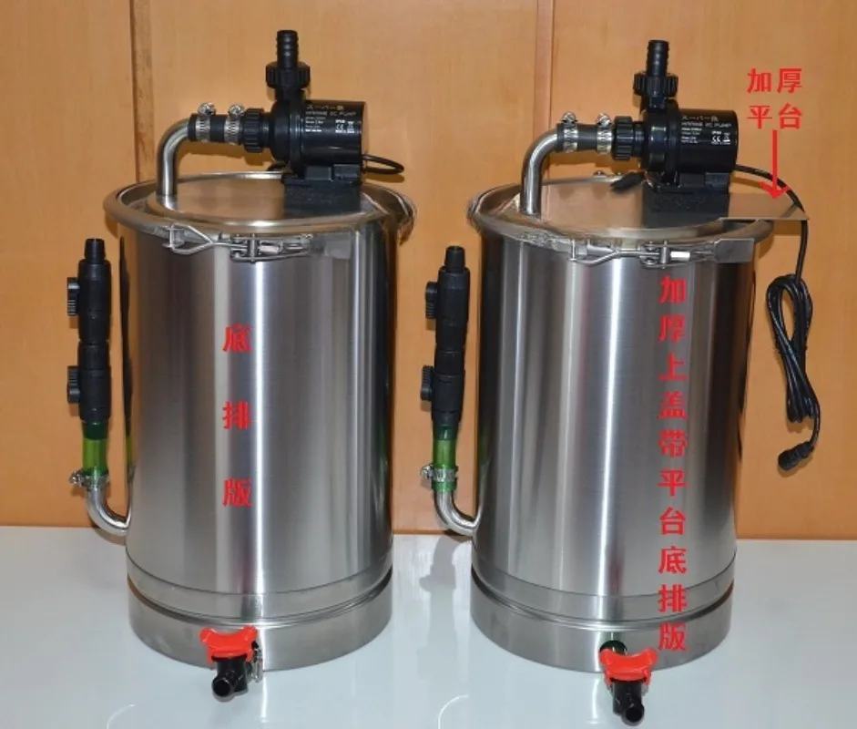 

304 Stainless Steel Filter Vat 19 L Series Bottom Sewage \Backwash